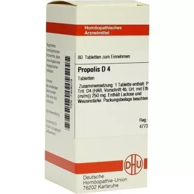 PROPOLIS D 4 tabletter, 80 stk