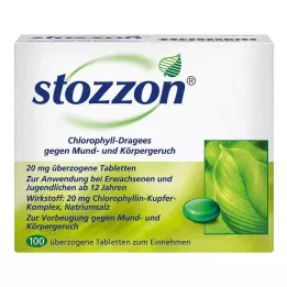 STOZZON Klorofylovertrukne tabletter, 100 stk