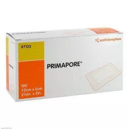 PRIMAPORE 5x7,5 cm sårbandage steril, 100 stk