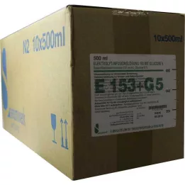 ELEKTROLYT Inf.-Lsg. 153 m. Glukose 5, 10X500 ml