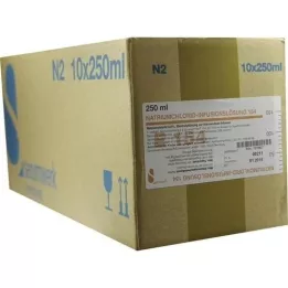 NATRIUMCHLORID Inf. opløsning 154, 10X250 ml