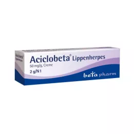 ACICLOBETA Forkølelsessår, 2 g