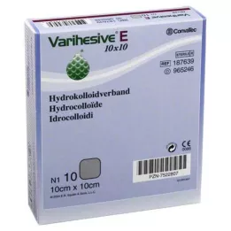 VARIHESIVE E 10x10 cm HKV hydroaktivt, 10 stk