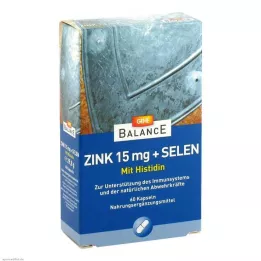 GEHE BALANCE Zink 15 mg + selenkapsler, 60 stk