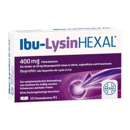 IBU-LYSINHEXAL Filmovertrukne tabletter, 10 stk