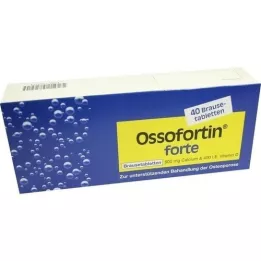 OSSOFORTIN forte brusetabletter, 40 stk