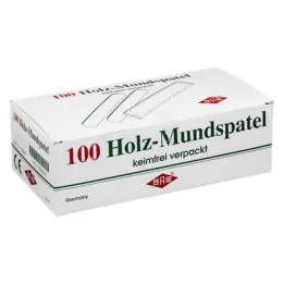 Mundpressere af træ enkeltvis, 100 stk