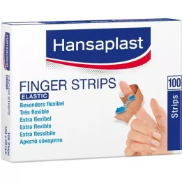 HANSAPLAST Elastiske fingerstrimler 2x12 cm, 100 stk