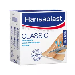 HANSAPLAST Klassisk gips 6 cmx5 m, 1 stk