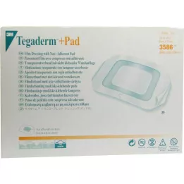 TEGADERM 3M Plus Pad 9x10 cm færdigt stik 3586, 25 stk
