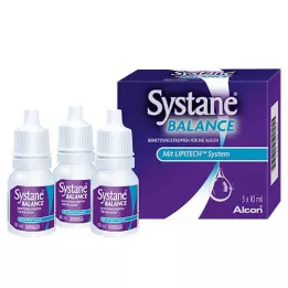 SYSTANE BALANCE Smørende dråber til øjnene, 3X10 ml