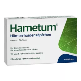 HAMETUM Hæmoridestikpiller, 10 stk