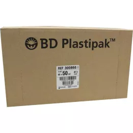 BD PLASTIPAK Spr.50 ml Luer excentrisk, 60X50 ml