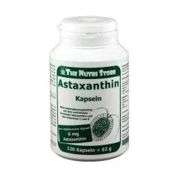ASTAXANTHIN 6 mg vegetariske kapsler, 120 stk