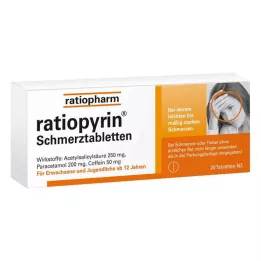 RATIOPYRIN Smertestillende, 20 stk