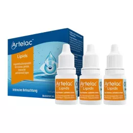 ARTELAC Lipider MD Øjengel, 3X10 g