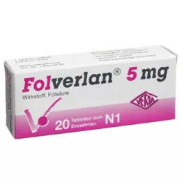 FOLVERLAN 5 mg tabletter, 20 stk