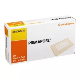 PRIMAPORE 8x15 cm sårbandage steril, 20 stk