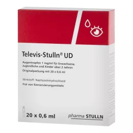 TELEVIS Stulln UD Øjendråber, 20X0,6 ml