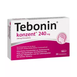 TEBONIN konzent 240 mg filmovertrukne tabletter, 30 stk