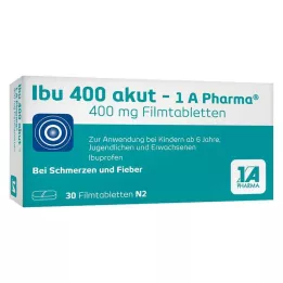 IBU 400 akut-1A Pharma filmovertrukne tabletter, 30 stk