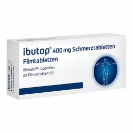 IBUTOP 400 mg smertestillende filmovertrukne tabletter, 20 stk