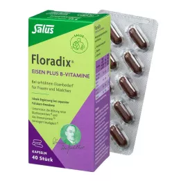 FLORADIX Jern plus B-vitamin kapsler, 40 stk