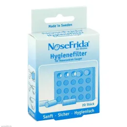 Næseudskillelsessug hygiejnefilter Nosefrida, 20 stk