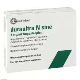 DURAULTRA N sinus øjendråber, 20X0,6 ml