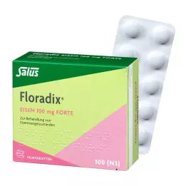 FLORADIX Jern 100 mg forte filmovertrukne tabletter, 100 stk