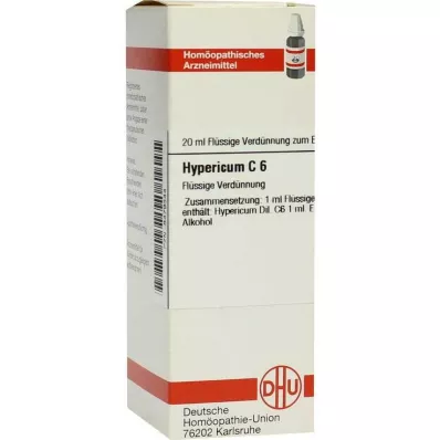 HYPERICUM C6 Fortynding, 20 ml