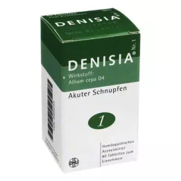 DENISIA 1 koldtabletter, 80 stk
