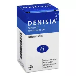 DENISIA 6 luftvejssygdomme tabletter, 80 stk