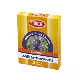 FLORIMEL Salviebonbons med C-vitamin, 50 g