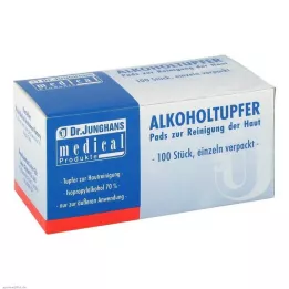 ALKOHOLTUPFER 3x6 cm steril, 100 stk