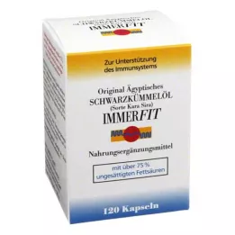 SCHWARZKÜMMELÖL Immerfit kapsler, 120 stk