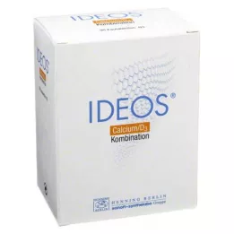 IDEOS 500 mg/400 IE tyggetabletter, 90 stk