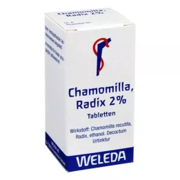 CHAMOMILLA RADIX 2% tabletter, 100 stk