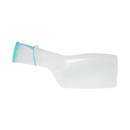 Urinflaske til mænd plast med låg, 1 stk