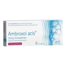 AMBROXOL acis 30 mg orale tabletter, 20 stk