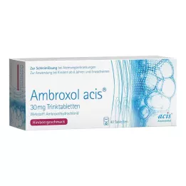 AMBROXOL acis 30 mg orale tabletter, 40 stk