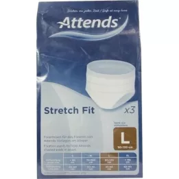 ATTENDS Stretchfit bukser L, 1X3 stk