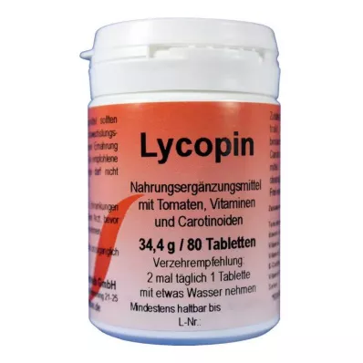 LYCOPIN TABLETTER, 80 stk