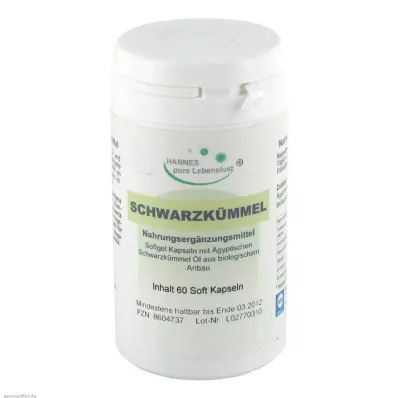 SCHWARZKÜMMEL KAPSLER, 60 stk