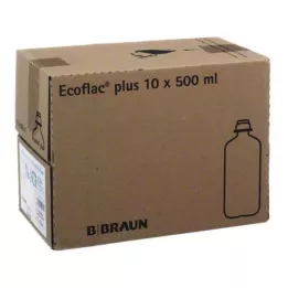 ISOTONE Saltvandsopløsning 0,9% Braun Ecoflac Plus, 10X500 ml