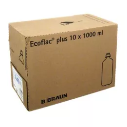 ISOTONE Saltvandsopløsning 0,9 % Braun Ecoflac Plus, 10X1000 ml