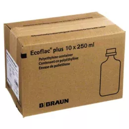 AQUA AD injectabilia Ecoflac Plus infusionsopløsning, 10X250 ml