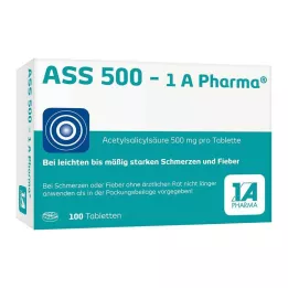 ASS 500-1A Pharma Tabletter, 100 stk