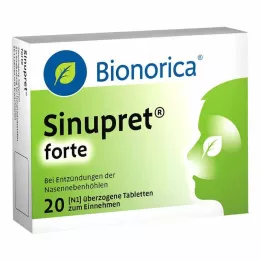 SINUPRET forte overtrukne tabletter, 20 stk