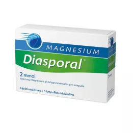 MAGNESIUM DIASPORAL 2 mmol ampuller, 5X5 ml